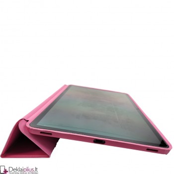 Dirbtinės odos atverčiamas dėklas - rausvas (Samsung Tab S7 Plus (T970/T976)/Tab S8 Plus (SM-X806) Dirbtinės odos atverčiamas dėklas - rausvas (Samsung Tab S7 Plus (T970/T976)/Tab S8 Plus (SM-X806)